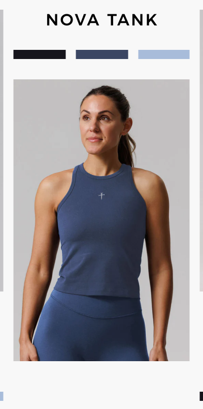 Nova Tank "Cross" - Midnight Navy