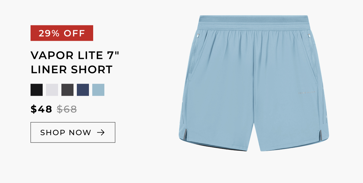 Vapor-Lite™ Liner Short "Cross" - Sky Blue