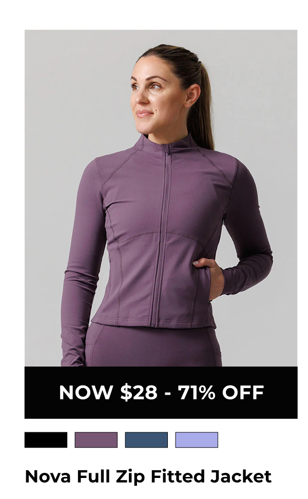 Nova Full-Zip Fitted Jacket