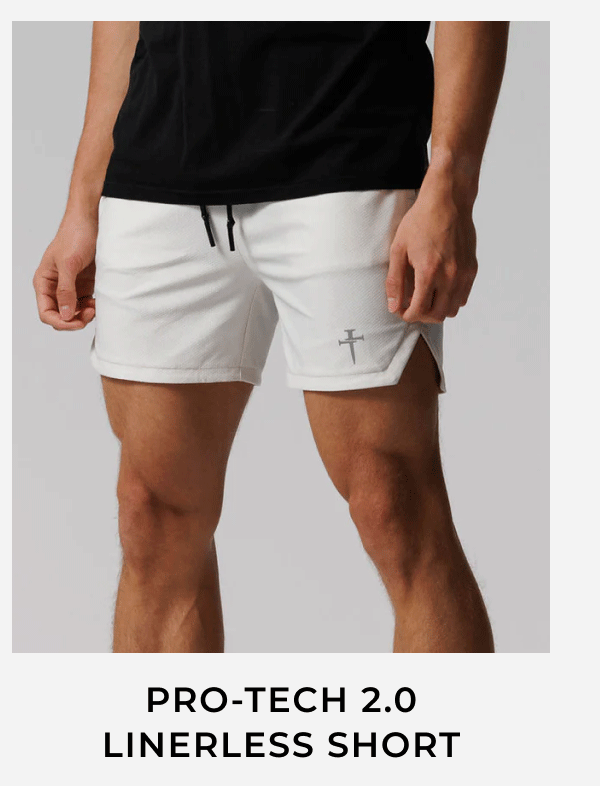 pro tech 2.0 linerless short