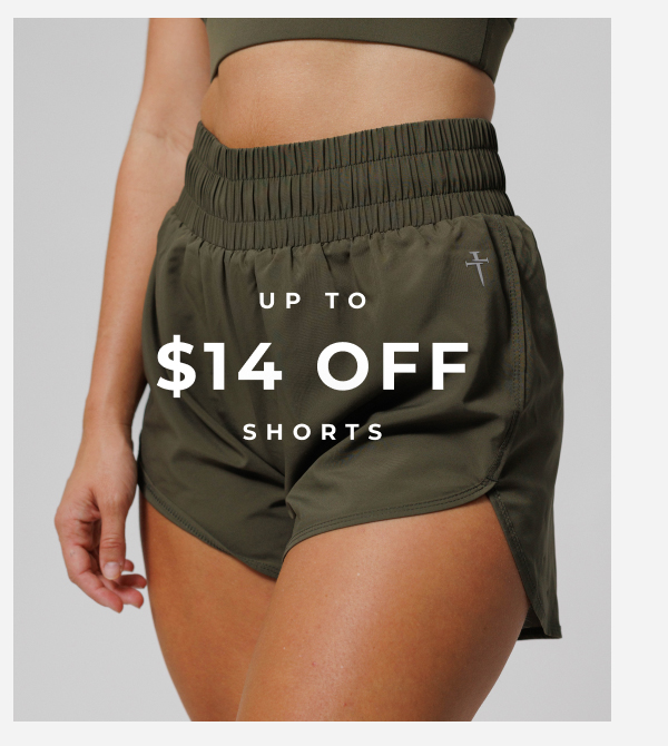up to $14 off shorts