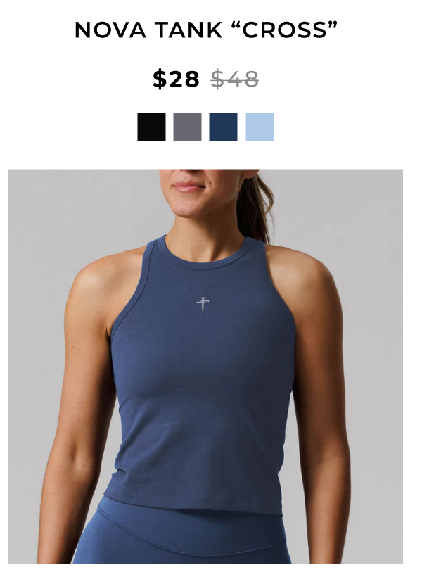 Nova Tank "Cross" - Midnight Navy