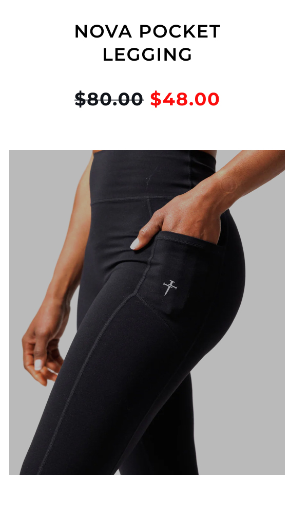 nova pocket legging $48