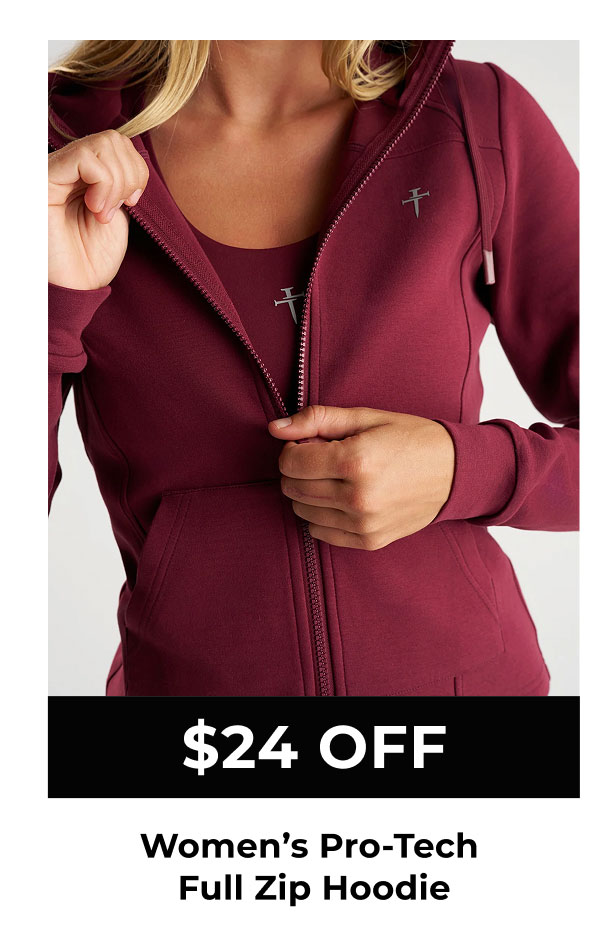 $40 Off | Women's Pro-Tech Full Zip Hoodie