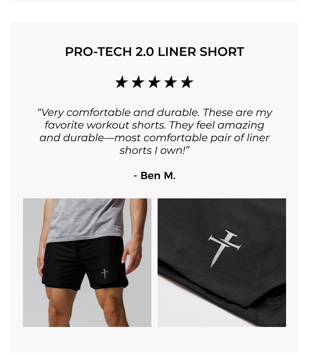PRO-TECH 2.0 LINER SHORT  