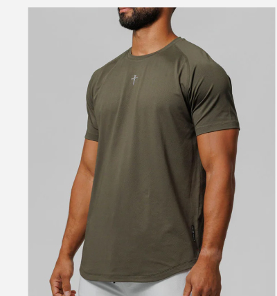 pre tech tee dark pine