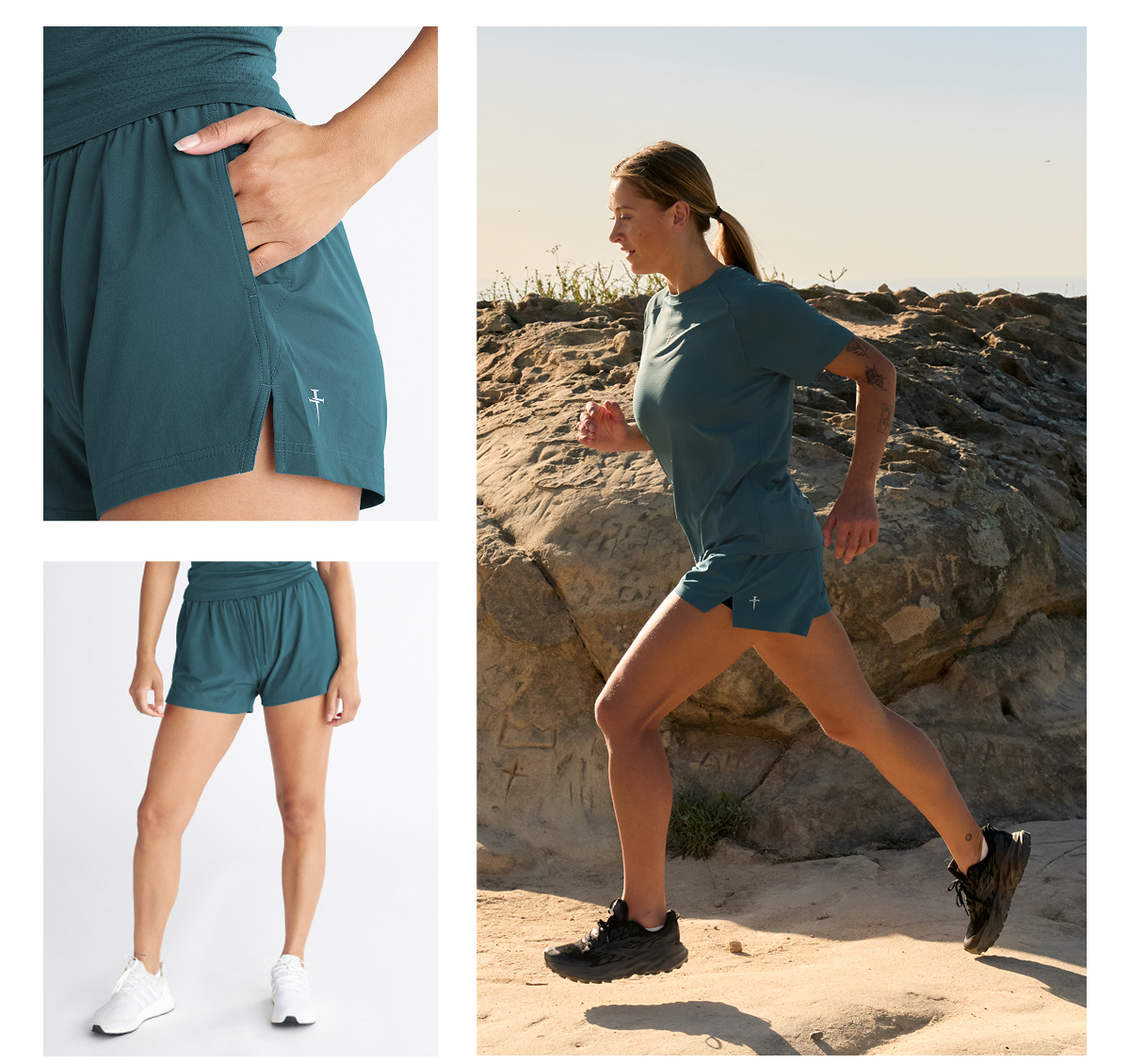 Womens 3" Pulse High Rise Short