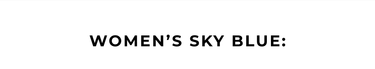 women's sky blue
