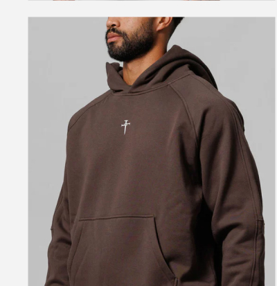 tech fleece hoodie woodland brown