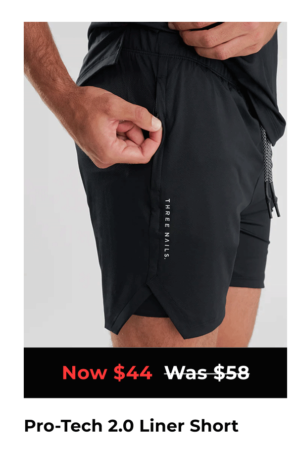 pro-tech 2.0 liner short
