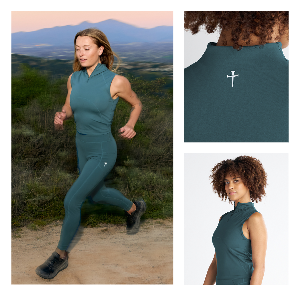 Endura-Train Quarter Zip Tank