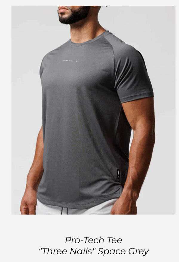 Pro-Tech Tee: Black, Stone, Space Grey