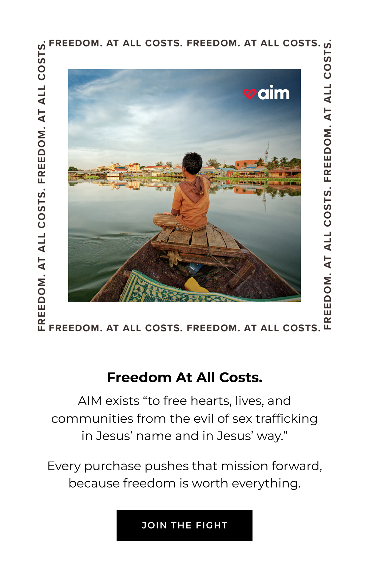Freedom At All Costs AIM exists 