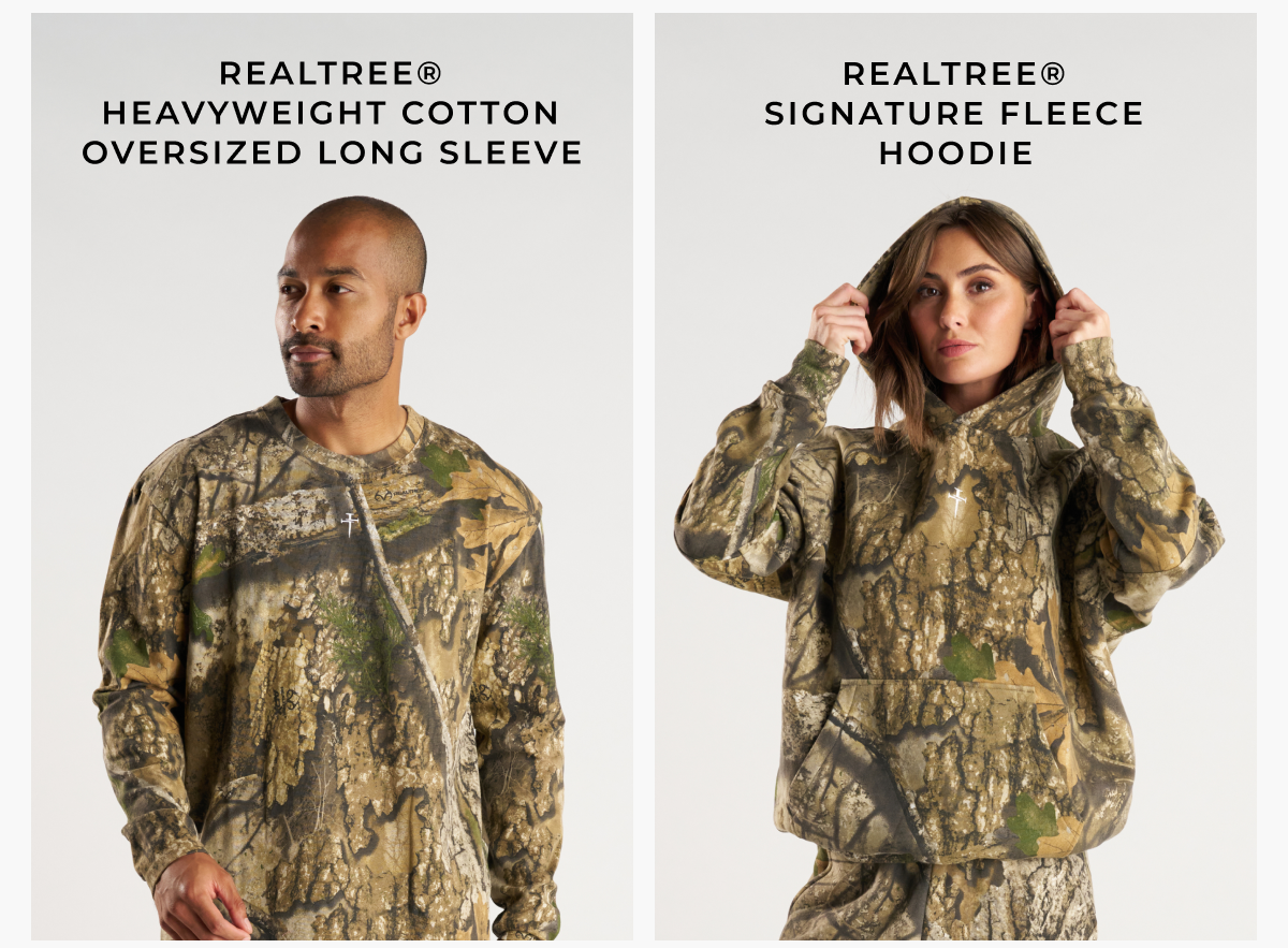 Heavyweight Cotton Oversized Long Sleeve  Signature Fleece Hoodie