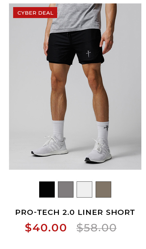 pro tech 2.0 liner short