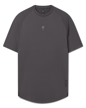 Pro-Tech Tee "Cross" - Space Grey