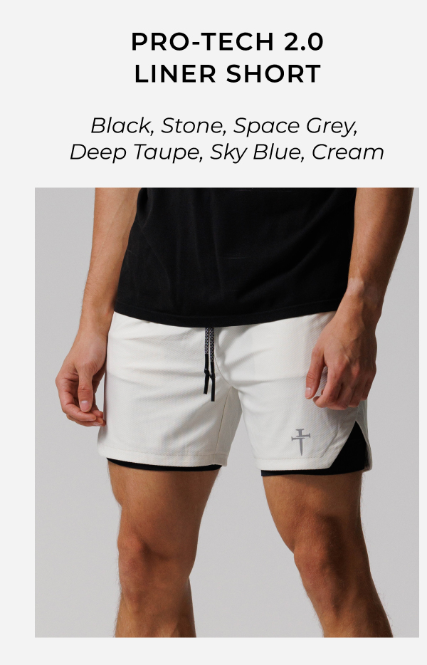 Pro-Tech 2.0 Liner Short - Black, Stone, Space Grey, Deep Taupe, Sky Blue, Cream