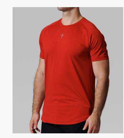 Pro-Tech Tee "Cross" - Red Rock