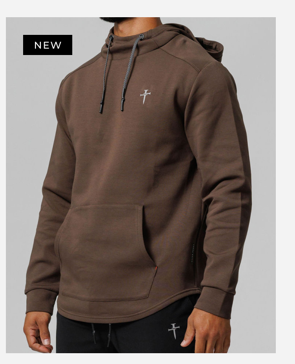 pro tech hoodie woodland brown