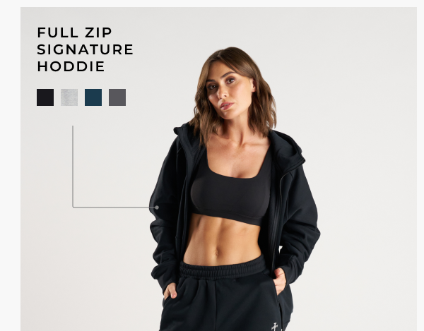Signature Fleece Full Zip Hoodie