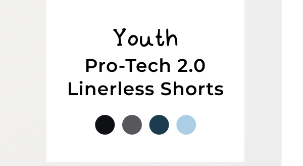 Youth Pro-Tech 2.0 Linerless Shorts