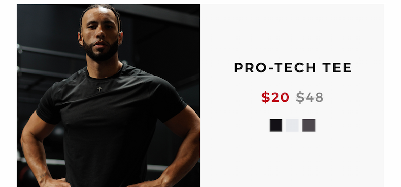 $20 Pro-Tech Tee