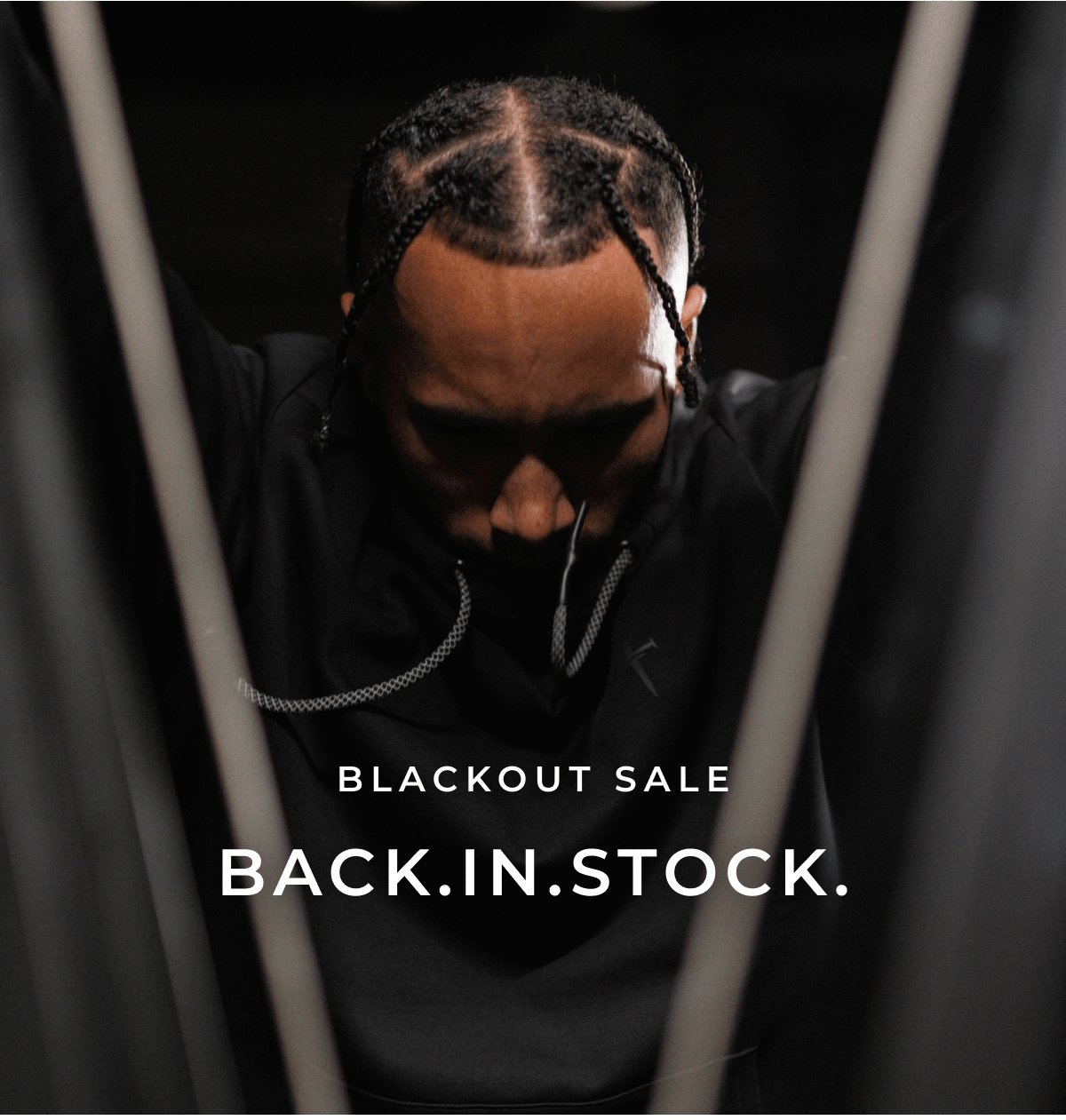 blackout sale. back. in. stock. 