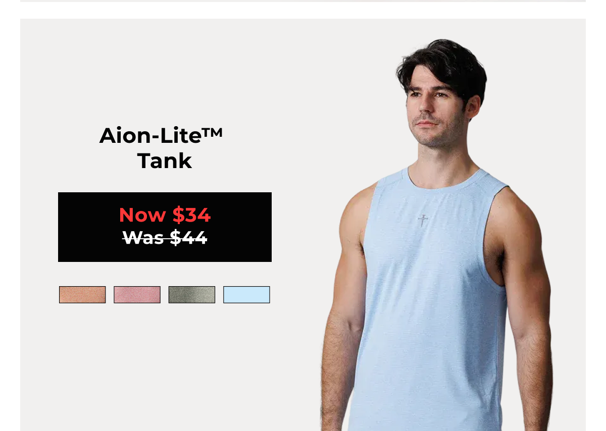 Aion-Lite™ Tank Now $34 Was $44 Red Rock Marl   Desert Sun Marl   Sky Blue   Dark Pine Marl