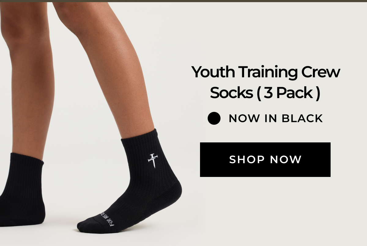 Youth Training Crew Socks (3 Pack) • NOW IN BLACK SHOP NOW