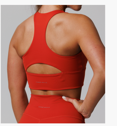Endura-Train™ Longline Bra - Red Rock