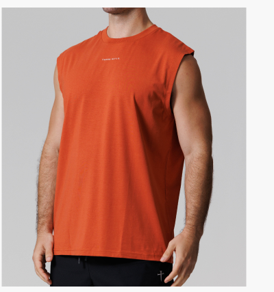 Core Oversized Muscle Tank - Desert Sun