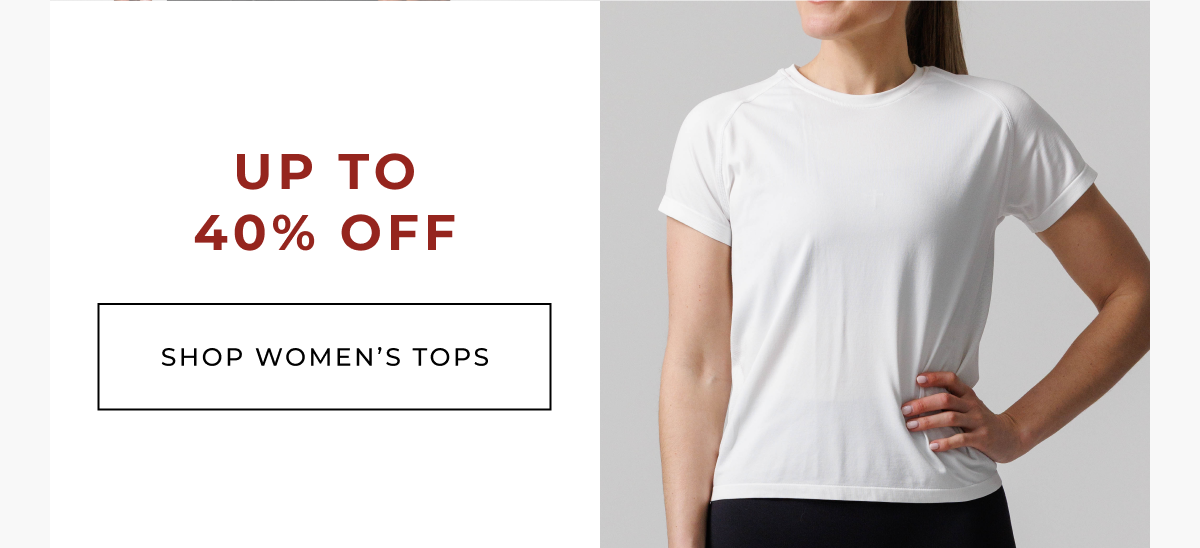 up to 40% off. Shop women's tops