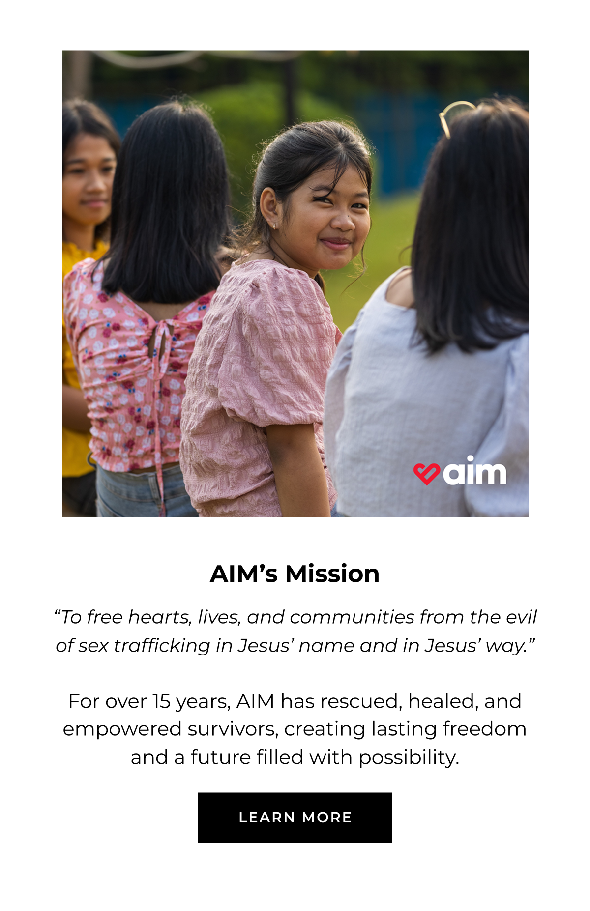 AIM's Mission 