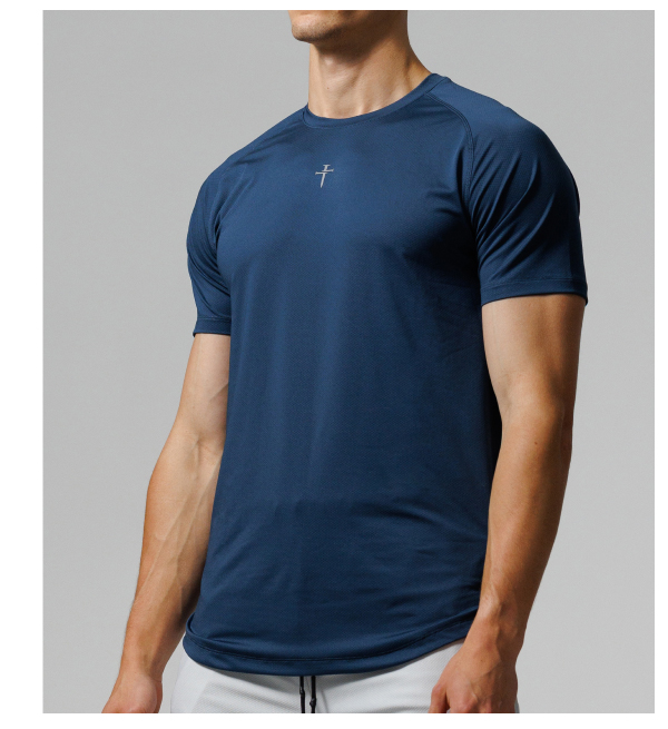 pro tech tee midnight navy cross