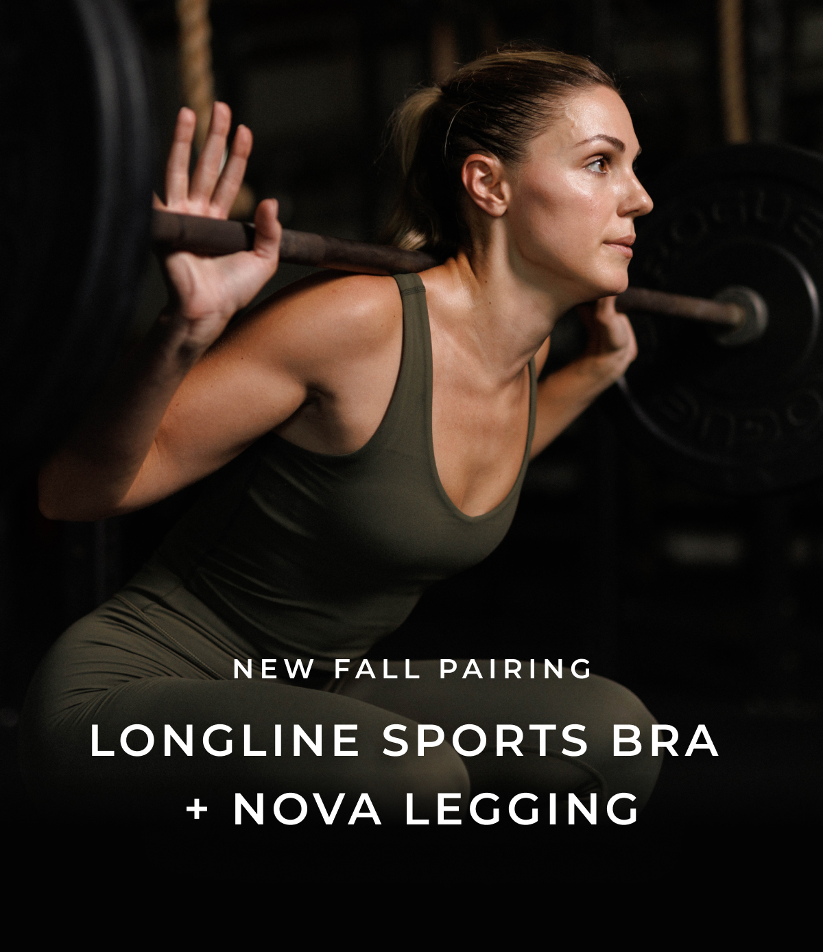 new fall pairing. longline sports bra + nova legging