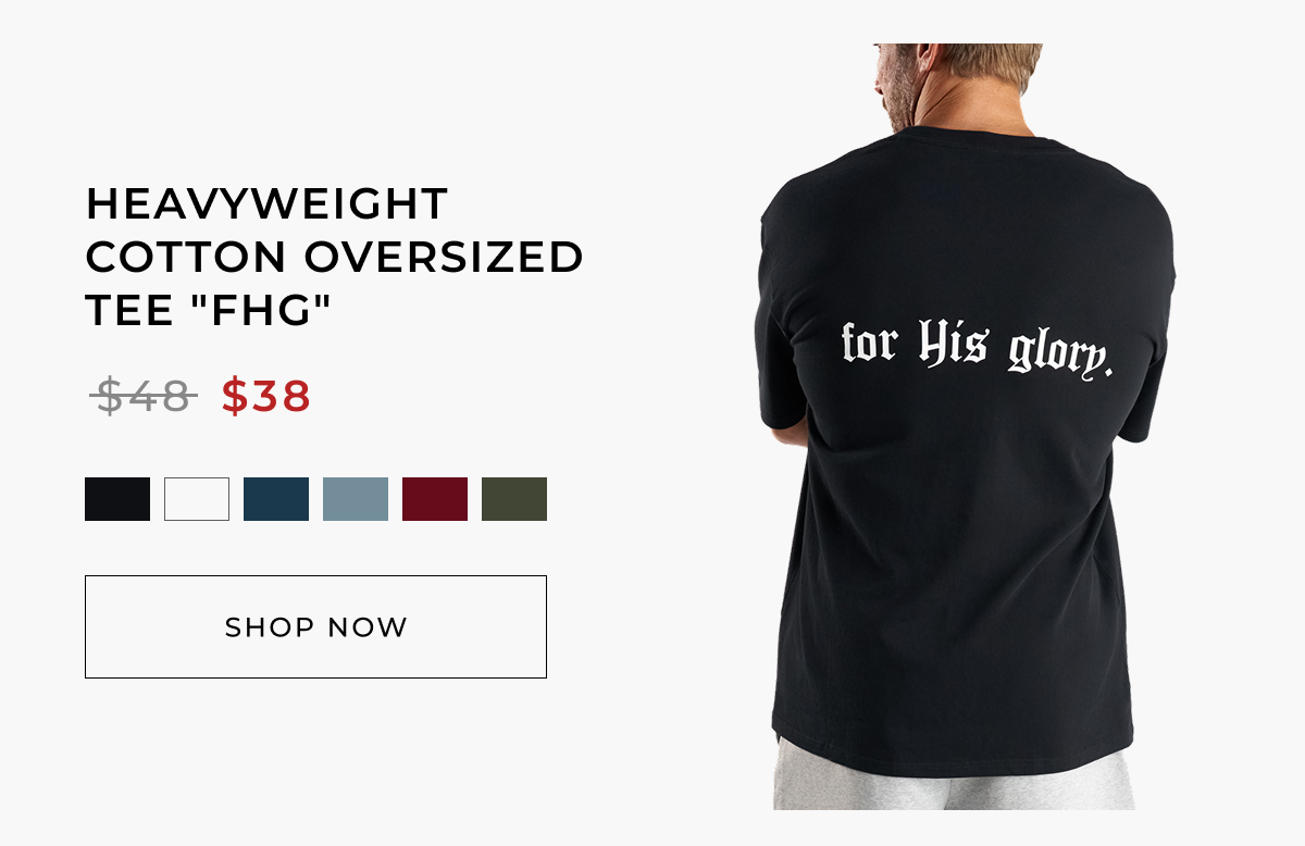Heavyweight Cotton Oversized Tee "FHG"