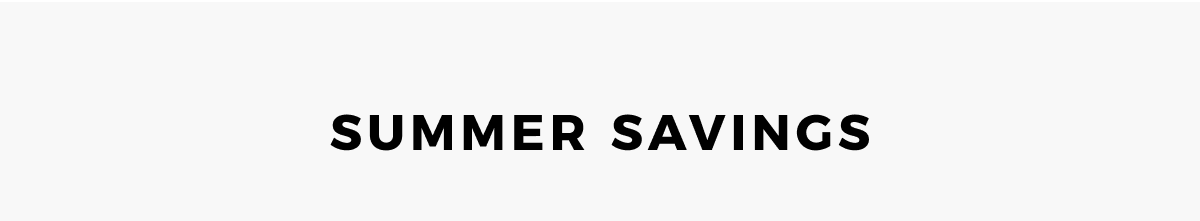summer savings