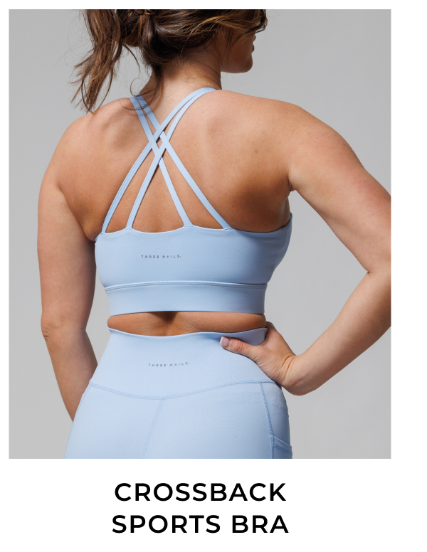 crossback sports bra