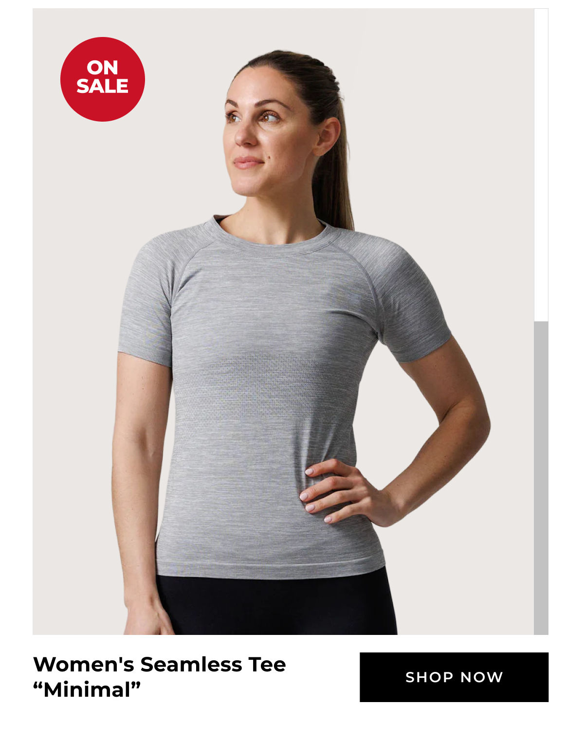 ON SALE Women's Seamless Tee "Minimal" SHOP NOW