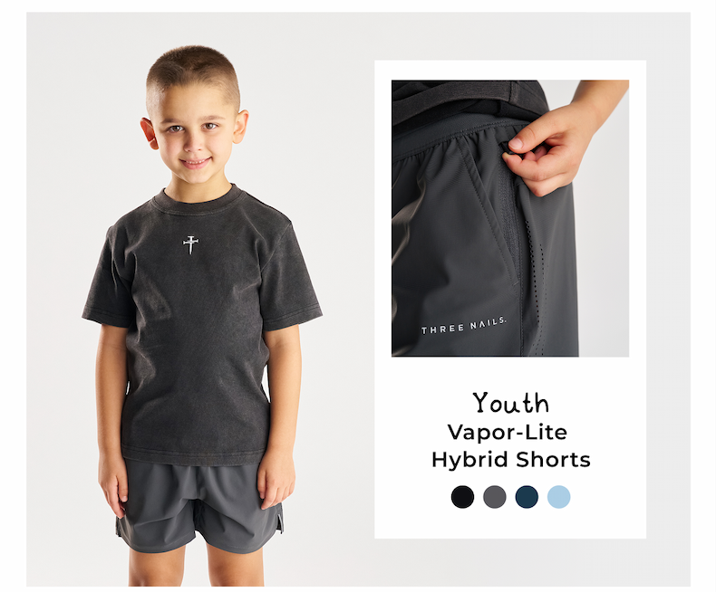 Youth Vapor-Lite Hybrid Shorts