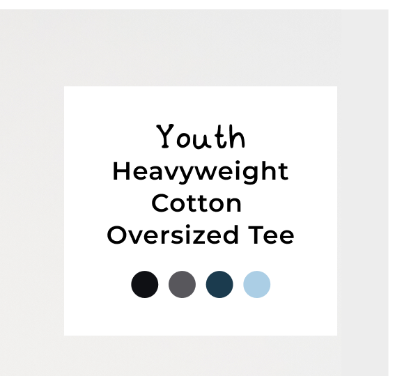 Youth Heavyweight Cotton Oversized Tee