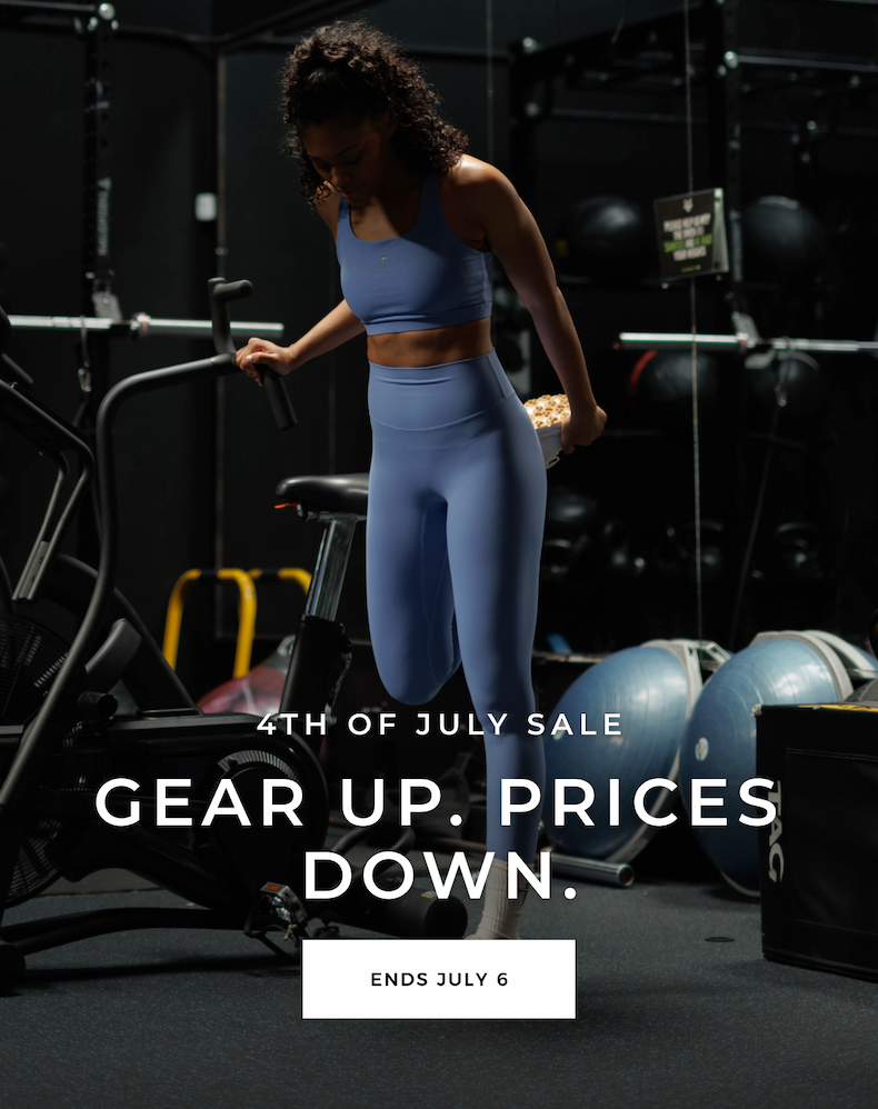 4th of july sale. gear up. prices down. ends july 6