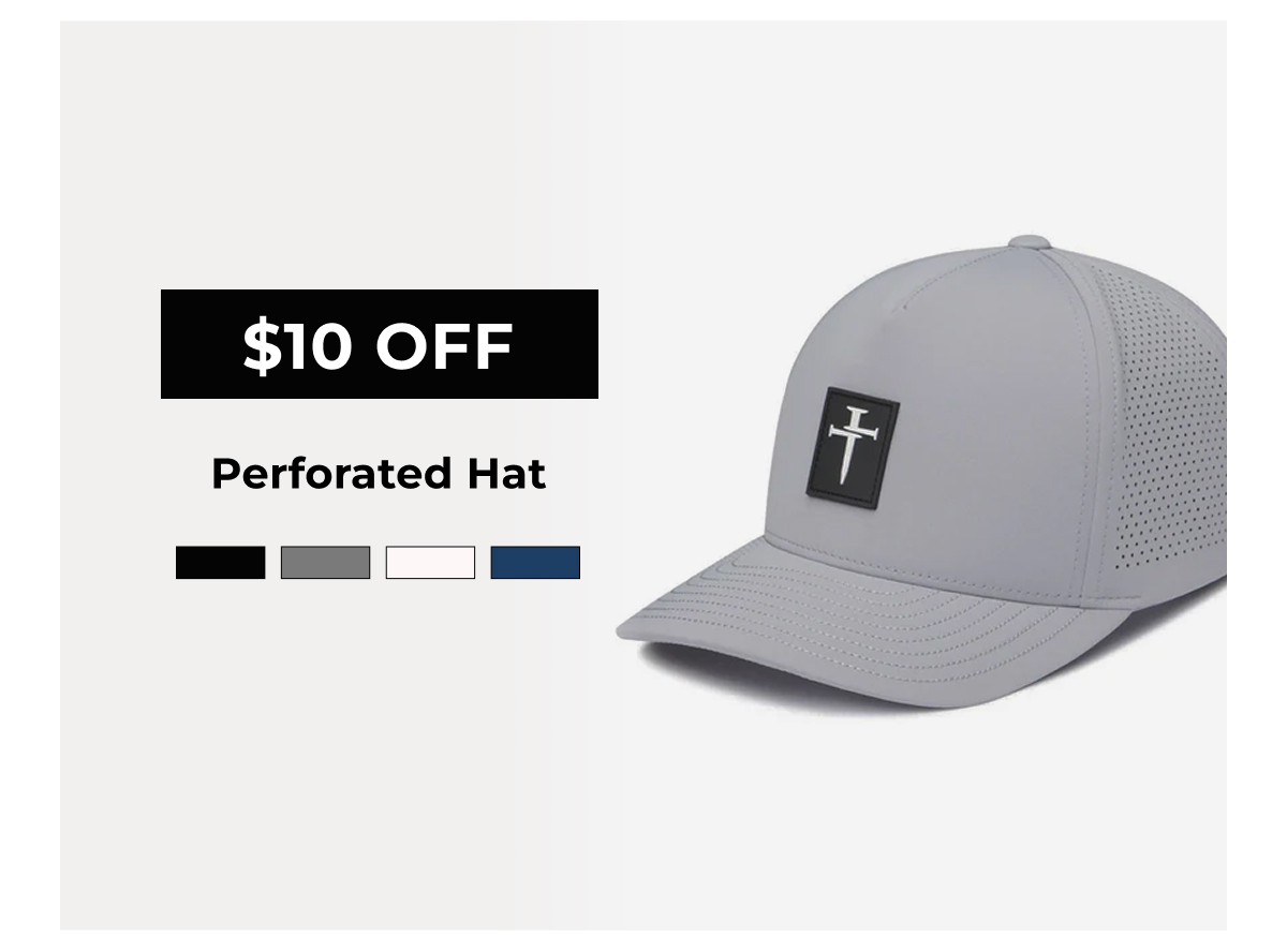 $10 OFF | PERFORATED HAT
