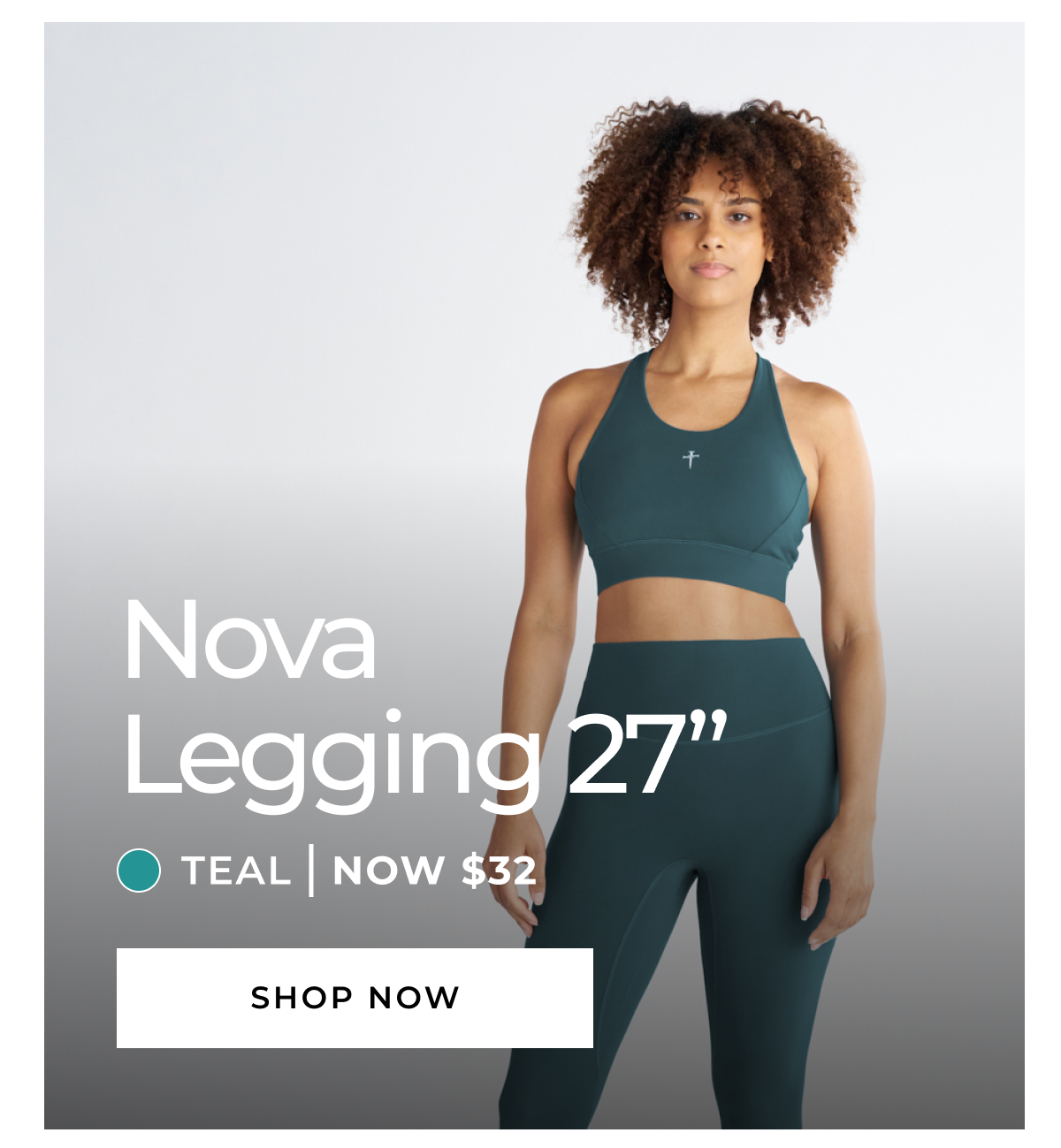 Nova Legging 27" • TEAL NOW $32 SHOP NOW