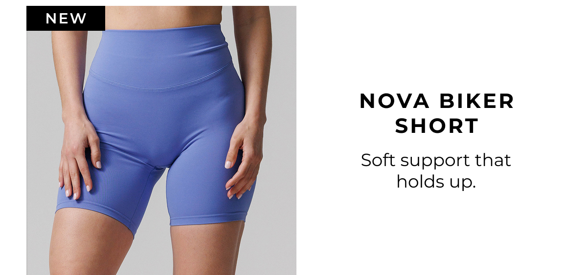 Nova 7" Biker Short - Serene Blue