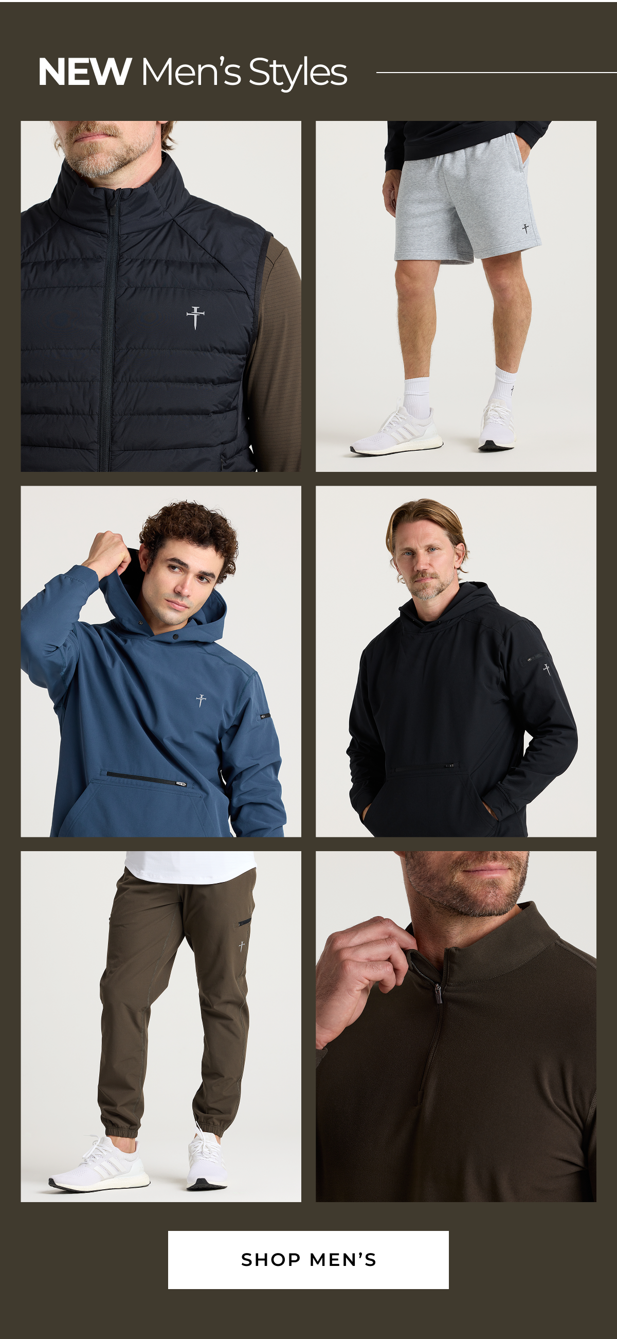 NEW Men's Styles SHOP MEN'S