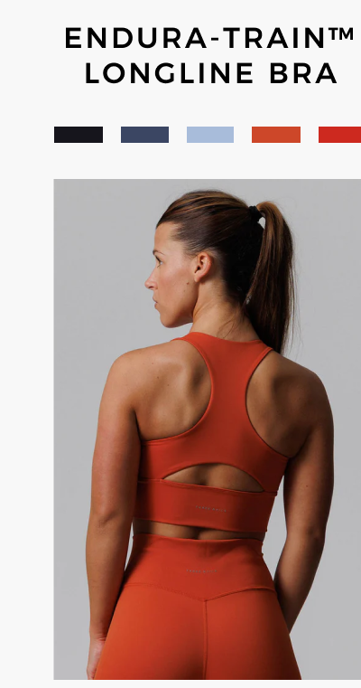 Endura-Train™ Longline Bra - Desert Sun