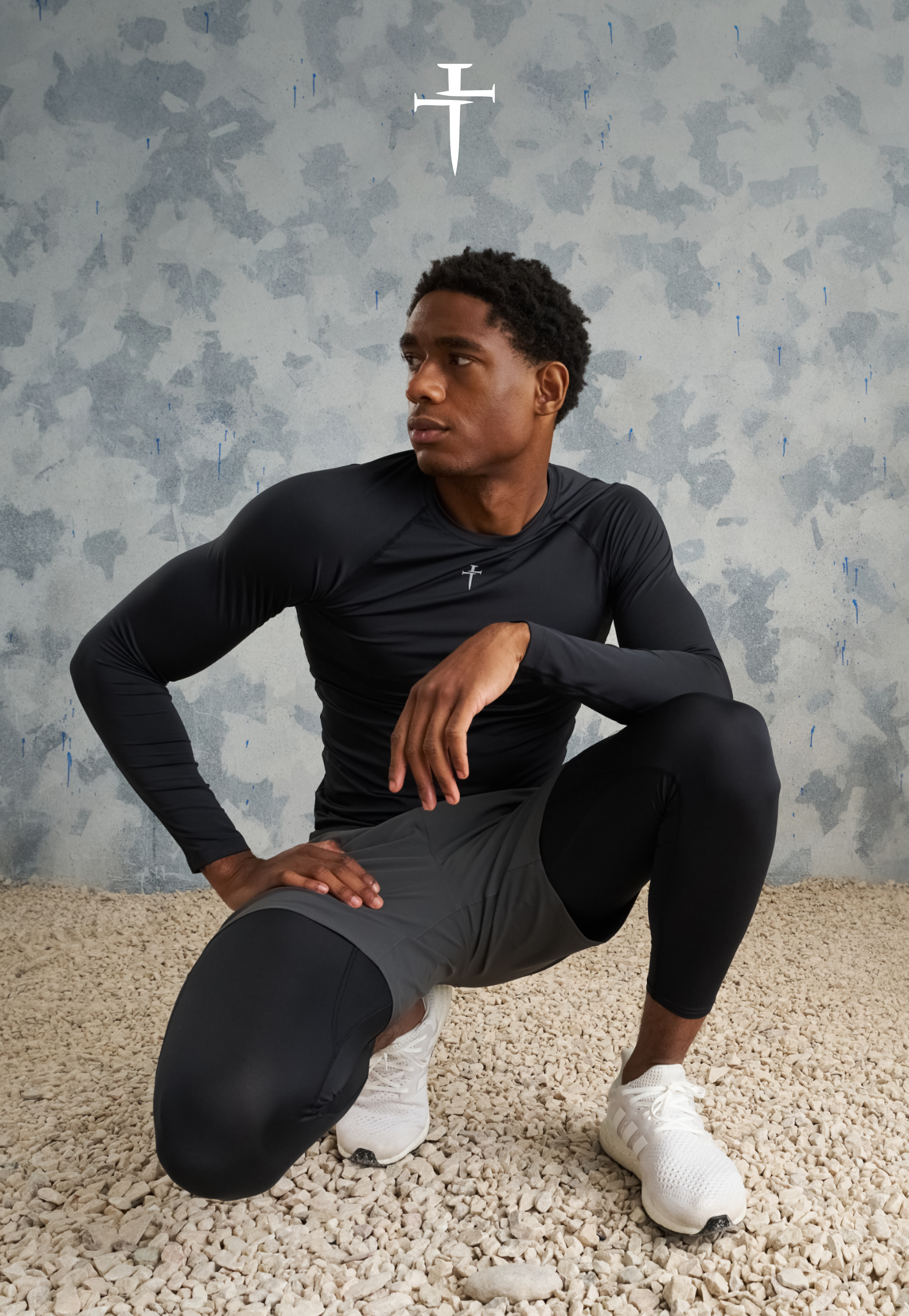 Baselayer Long Sleeve Black + Baselayer 3/4 Legging Black