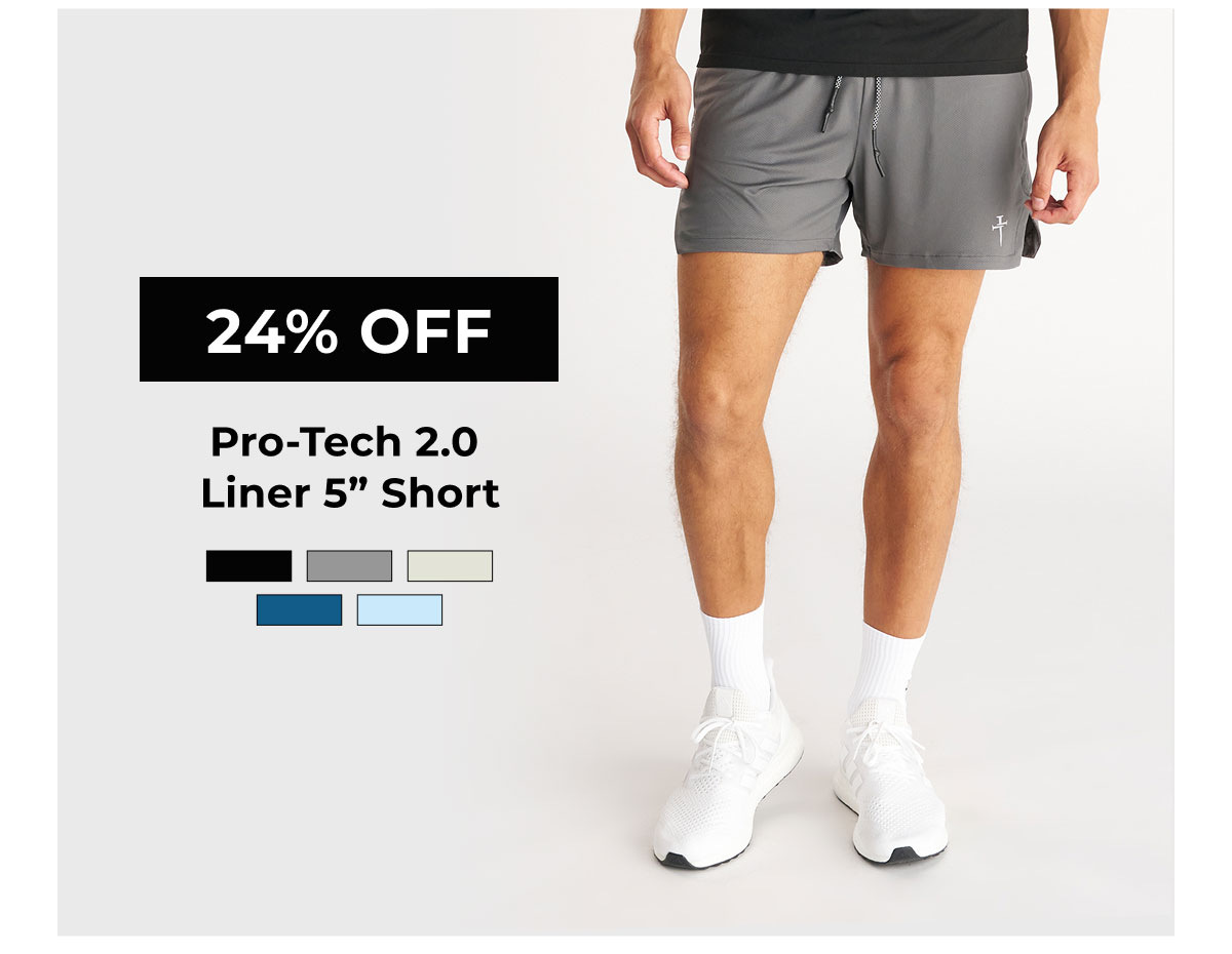 24% OFF | Pro-Tech 2.0 Liner 5" Short