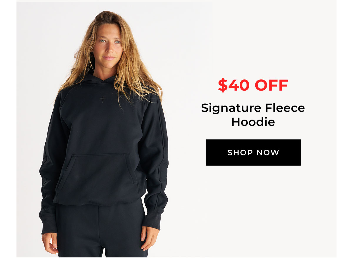 Signature Fleece Hoodie | Shop Now 